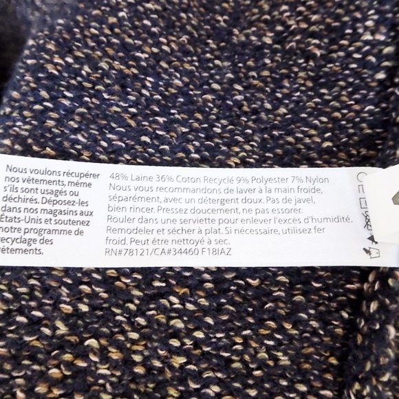 Eileen Fisher Wool Blend Open Cardigan - Picture 8 of 8